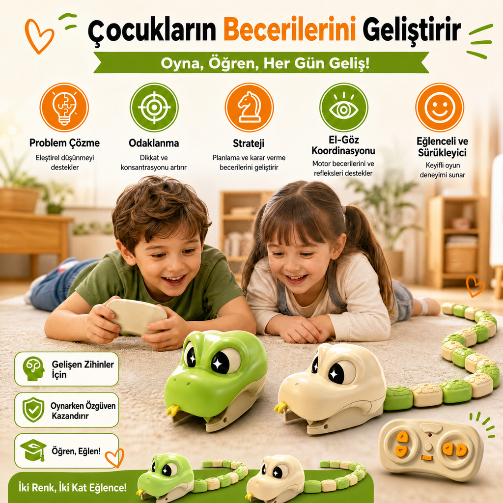 Uzaktan Kumandalı Yılan
